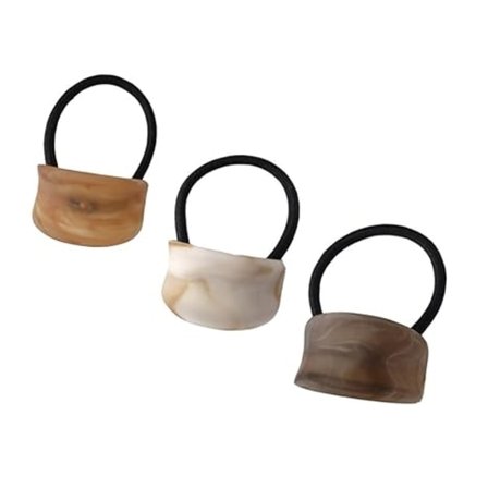 3 stk Akryl Mansjett Hårbånd Elastiske Hårbåndholdere Hårbånd Tau