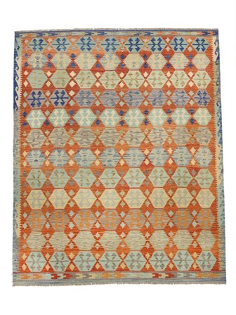 252X298 Tappeto Orientale Kilim Afghan Old Style Grandi (Lana, Afghanistan)