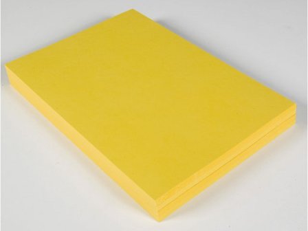 Dekorationskartong A4 gul - Lyreco - Skola och förskola - Hobbypapper - Kartong