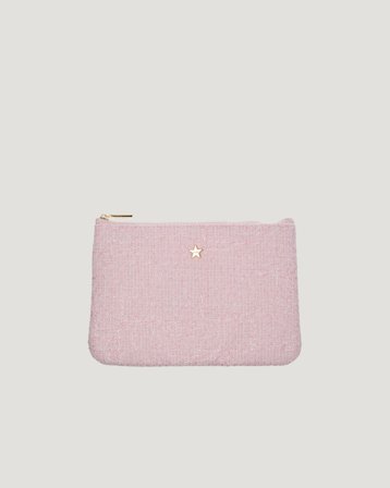 Dark Department Tweed Small Pouch Rosa Accessoarer Tjej - Kids Brand Store