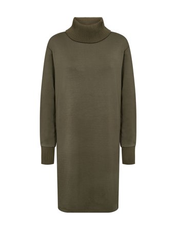 Sc-Banu Polvipituinen Mekko Khaki Green Soyaconcept