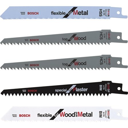 Bosch DIY F016800307 Grensågsskärset 5 delar, för KEO, Maskintillbehör