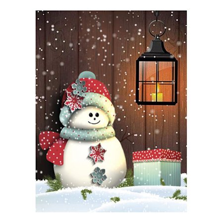 5D diamantmaleri, julepynt maleri, vintermaleri