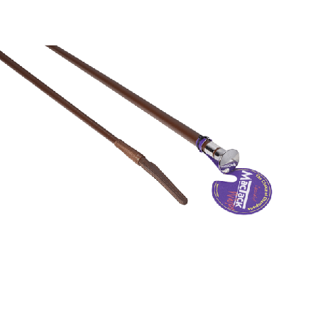 MacTack Läder Show Whip 24 tum Brun