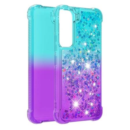 Princess Samsung Galaxy S22 Plus Cover - Himmelblå / Lilla Multicolor