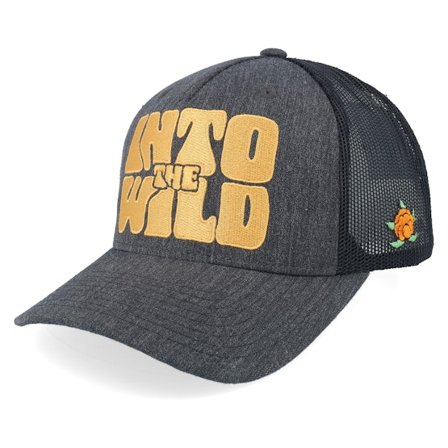 SQRTN - Grå trucker Keps - Into Cap Dark Grey A-frame Trucker @ Hatstore