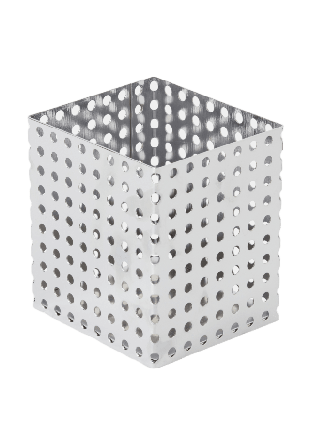 Åhléns Home Förvaringsbox i plåt 9x8 cm Förvaring Silver ONESIZE