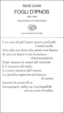 Fogli d'Ipnos René Char