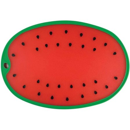 Vandmelon skærebræt/serveringsbræt, vandmelonform 35,5*25*0,8cm