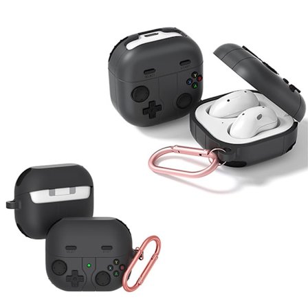 Samsung Galaxy Buds 3 FE/Buds 3//3 Pro, silikoninen kuulokekotelo, Bluetooth-suojakotelo, tummanharmaa