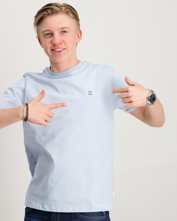 Les Deux Norregaard Contrast T-Shirt KIDS Bleu T-shirts Garçon - Kids Brand Store