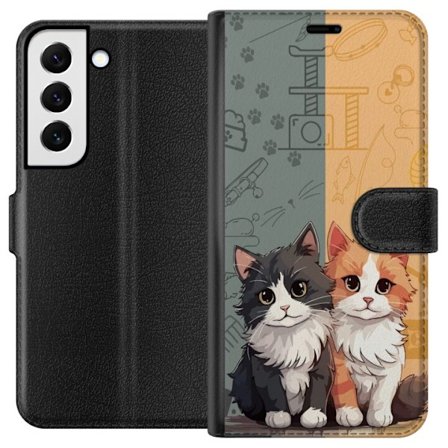 Yhteensopiva Lompakkokotelo Samsung Samsung Galaxy S22 5G Kissat