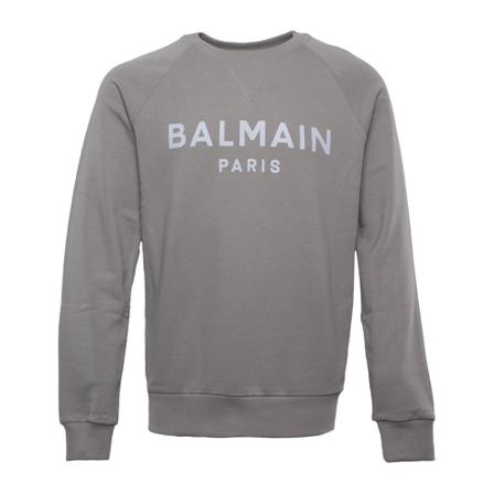 Balmain, Sweatshirts Szary, Mężczyzna, Rozmiar: L