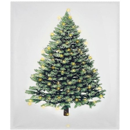 Pohjoismainen LED-joulukuusiseinäkangas, seinäkoriste