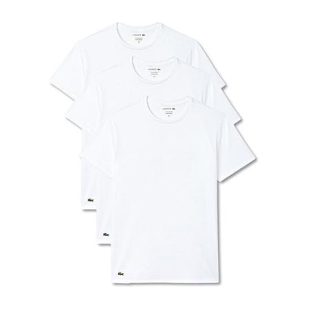 Lacoste 3-Pack C-Neck T-Shirts Hvid, Herre
