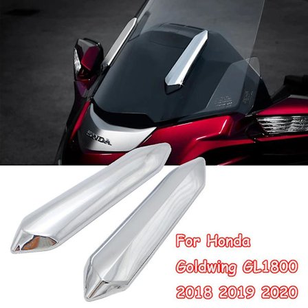 Chrome Vindusviskerstag Deksel Dekorativ Vindusrute Aksentlist For Honda Goldwing Gl1800 2018 2019 2020 2021 2022 Motorsykler