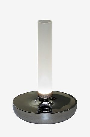 Jotex - Pöytävalaisin Biarritz USB Hopea - Osta Pöytävalaisimet Jotex