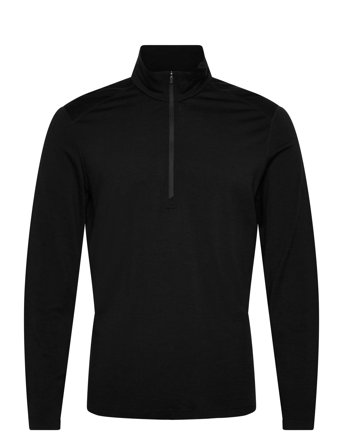 Icebreaker M 200 Oasis Ls Half Zip - Black - S
