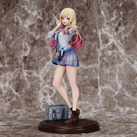 Kitagawa Marin My Dress-up Darling Anime Figurine Actionfigur 28cm Legetøj Dukke Gave Med Æske Ornament Borddekoration Børn[HK] 28cm no box