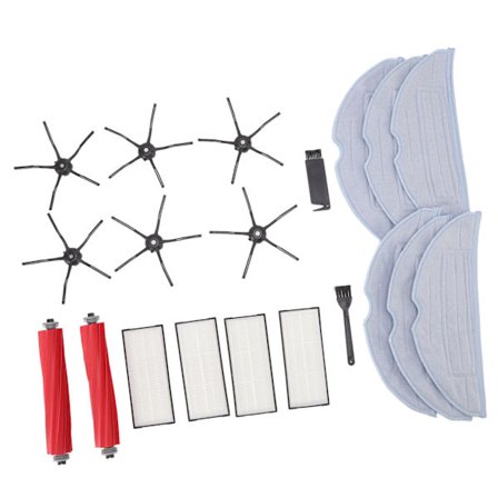 Roborock Feiekost Erstatningsdeler ABS Høyeffektiv Støvpose Sidebørste Filtersett