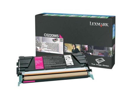 Lexmark Toner, C5220MS, magenta, singelförpackning - Lyreco - Toner och bläck - Tonerkassetter - Toner Lexmark