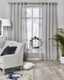 Ensfarvede Seljringslængder Noah 2-pak med struktur Lys grå