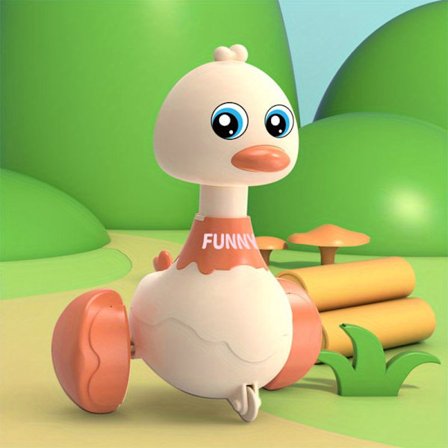 1/3 stk. Børns Tryk Legetøjsbil - Sød Svingende And, Intet Batteri Kræves Før Tryk Jul Nytår Fødselsdagsgaver til 3 4 5 6 7 8 År [D]