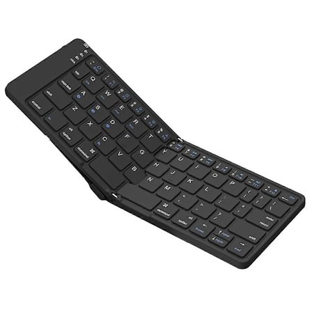 Sammenleggbart Bluetooth-tastatur, universelt sammenleggbart tastatur for mobiltelefoner og nettbrett, kan enkelt Sw