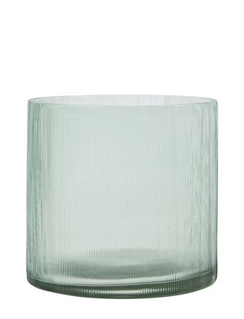 house doctor | Tealight Holder, Amka, Light Blue | 10X10CM