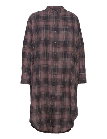 Believe Shirtdress Shadow Check Patterned Moshi Moshi Mind