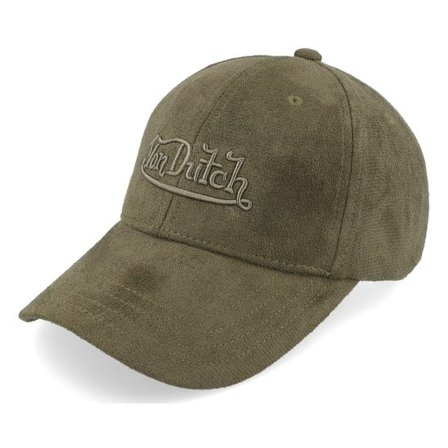 Von Dutch - Grön adjustable Keps - Screen Print Baseball Cap Dark Green Adjustable @ Hatstore