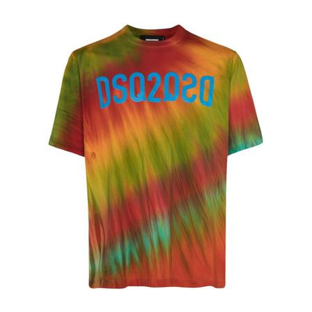 Dsquared2, T-Shirts Czerwony, Mężczyzna, Rozmiar: L