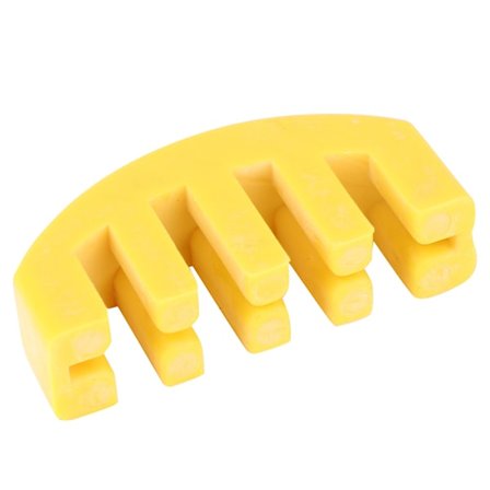 Gul kloformet stum for fiolin Øving stum tilbehør Instrument Stille spilling