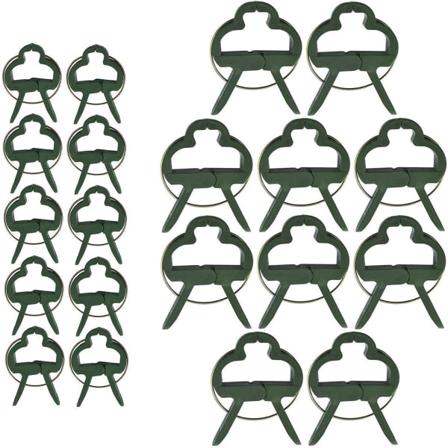 60 stk (2 størrelser i en pakke) Planteclips Planteclips Ideelle til at sikre planter Støtter plantning