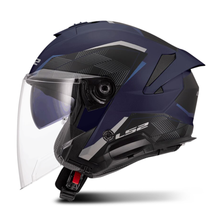 Jethelm LS2 OF618 Verso II Air Marineblauw XL