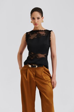 Malina - Desire topp - 32 - Black