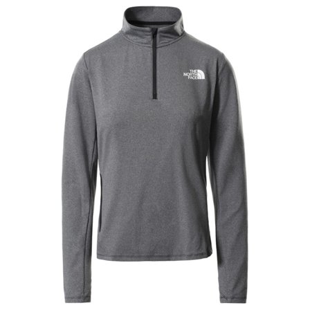 The North Face W Riseway 1/2 Zip Black Heather