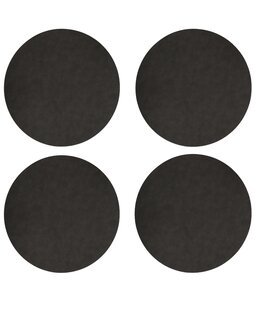 Glassunderlag Vejby 4-Pk Svart