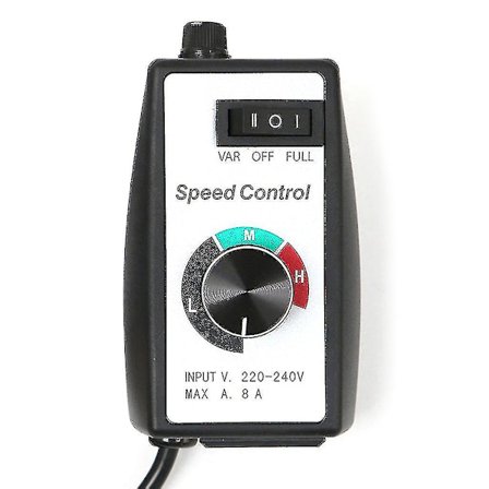 EU-kontakt 230V Trinnløs Motorhastighetsregulator Vifte-regulator Bryter Dimmer Justerbar Beste Gave