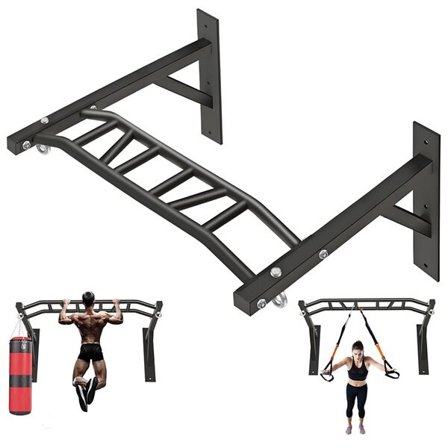 Væghængt pull up-bar - 121x61x47cm