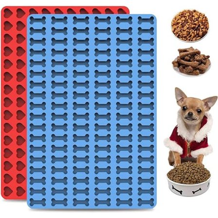 2 stk mini silikonformer/hjerteformede kakeformer/dyr