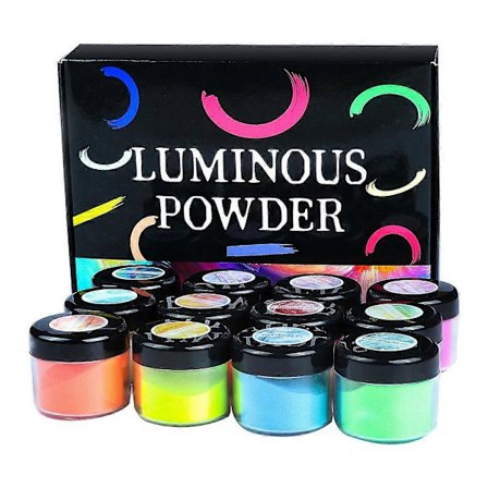 Epoxyharpiks Lysende Pulver til Slim Hudvenlig Langtidsholdbar Selvlysende Farve