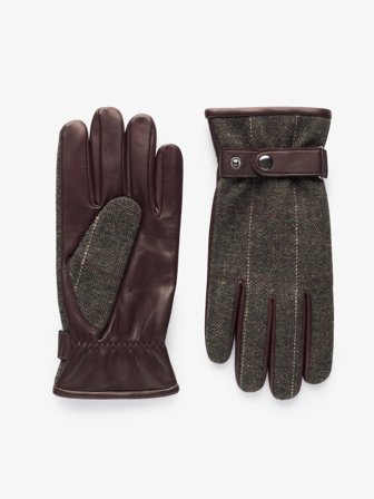 John Henric Men's Braune Lederhandschuhe Size 8,5