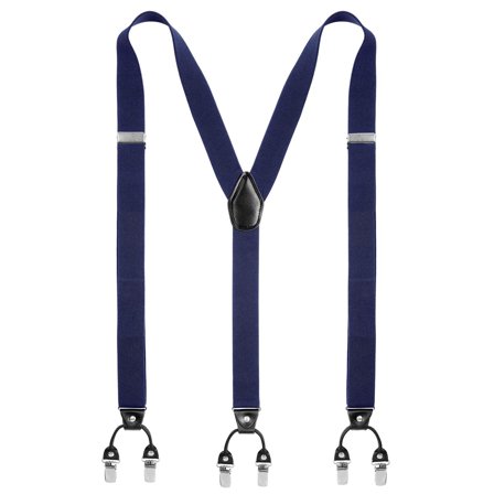 Brede Mørkeblå Seler Str. XL til mænd - Clip-on seler