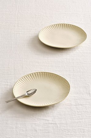 Jotex - Assiett 2-pack ø 21 Cm Ljusbeige ALVIA - Köp Tallrikar hos Jotex