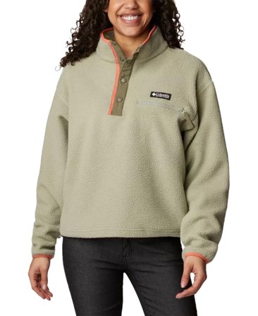 Columbia W Helvetia Cropped Half Snap Safari