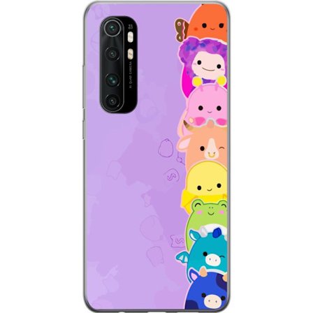 Yhteensopiva Puhelinkuori Xiaomi Mi Note 10 Lite Tumma siluetti Jeesuksesta, jolla on orjantappurakruunu mustaa taustaa vasten, voimakkaassa kontrasti