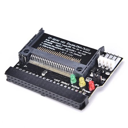 Compact Flash CF til 3,5 hun 40-pin IDE-startbar adapter konv