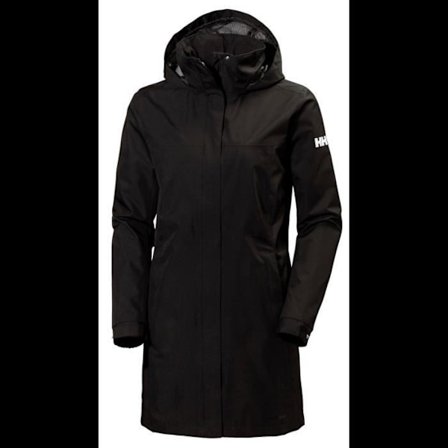 Helly Hansen Aden lång kappa för kvinnor - svart