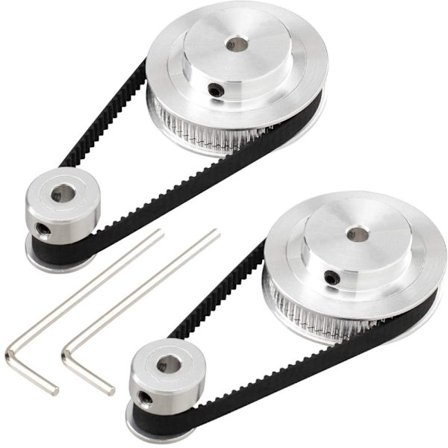 2 sett GT2 Synchronous Wheel GT2 Registerreimer Registerreim